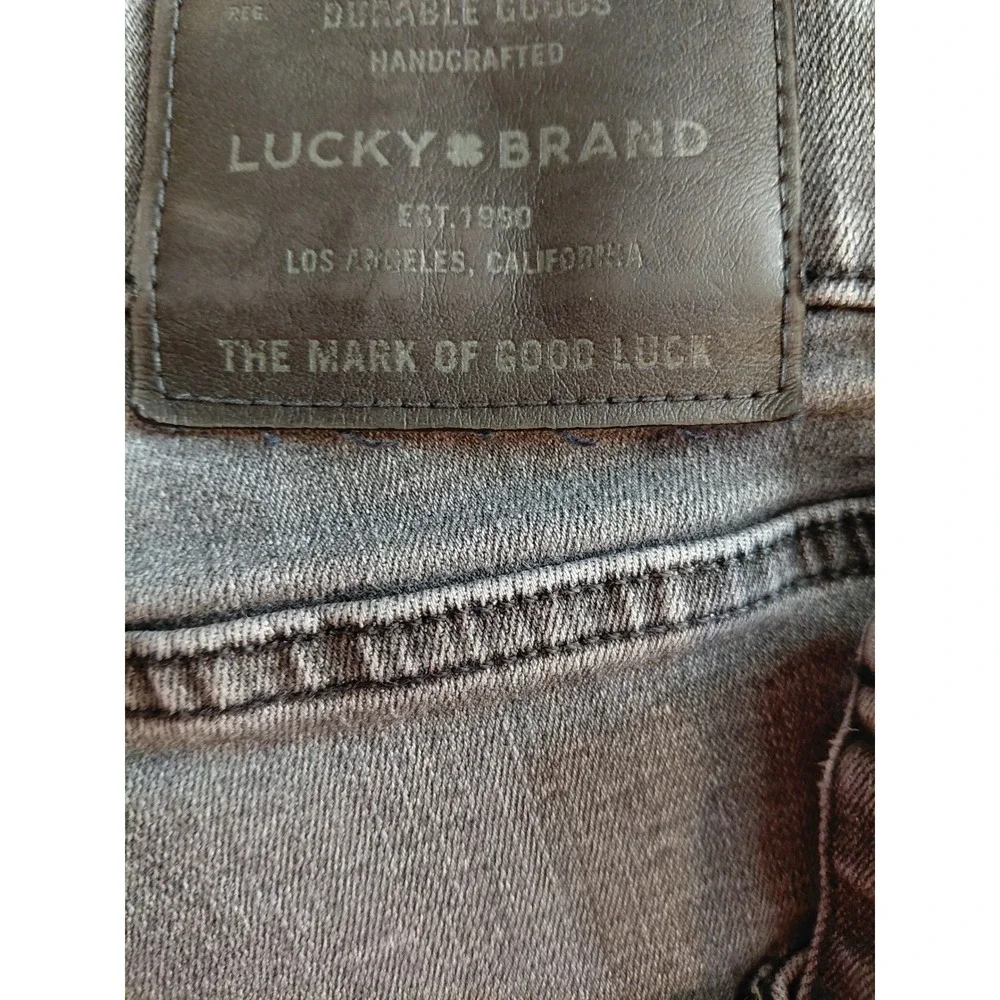 Lucky Brand 410‎ Athletic Slim Jeans Mens Gray Wash Size 29x32